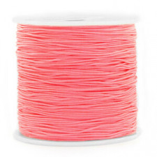 Macramé bead cord 0.8mm Radiant pink